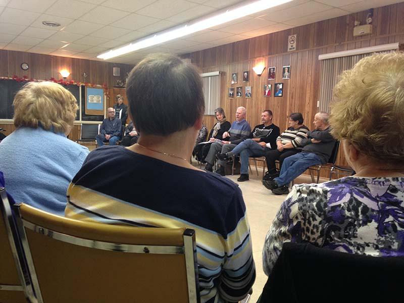 Father Gilles Marcil of the "Soleil Levant" Catholic parish is seen here. He said he would just be listening at the meeting, not participating. 