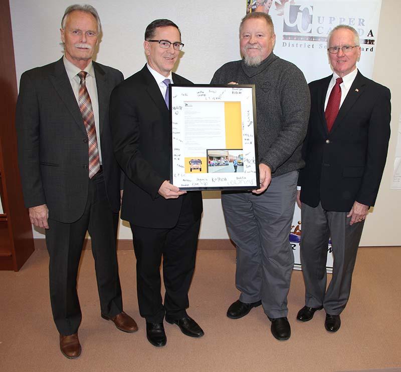 Bus driver Norm Kranz honoured for his actions after crash