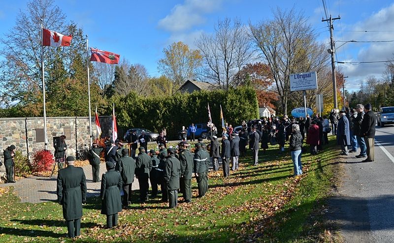 Remembrance Day in L’Orignal