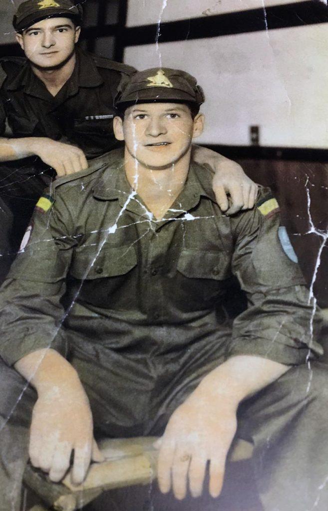 Raoul Berlinguette, during training at Camp Borden.