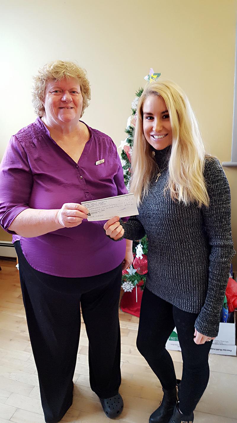 Eight Dance Company donates funds to Champlain library