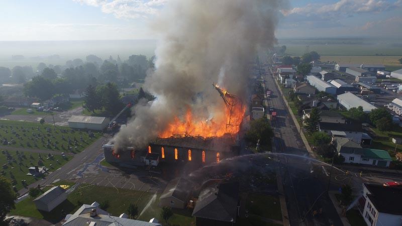After devastating fire, St. Isidore church will be rebuilt at same location
