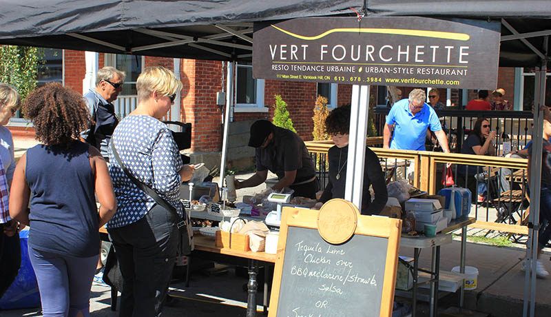 Vert Fourchette’s kiosk.