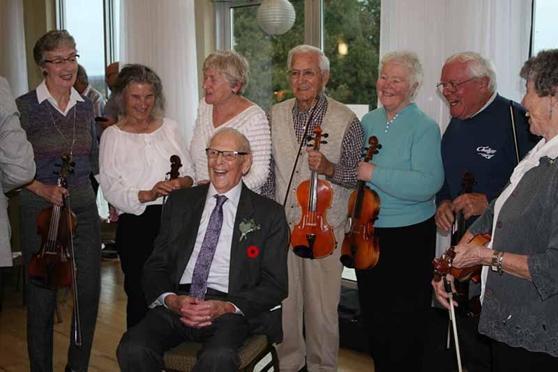 Family life at the centre of happiness, according to centenarian