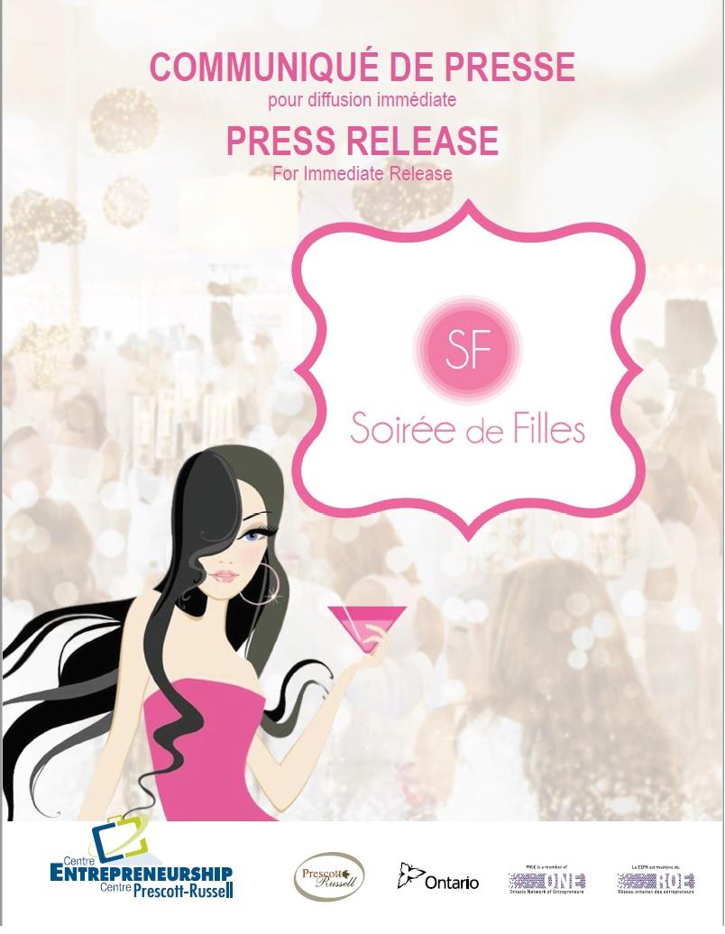 Soirée de Filles is coming to Hawkesbury!