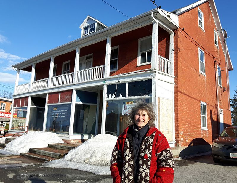 Historic building at the intersection of creative collective future