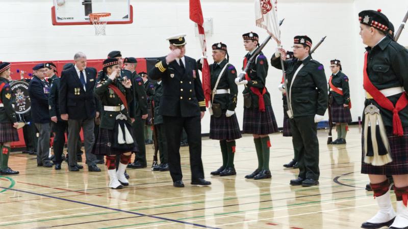 The 57 SD&G Highlanders Army Cadet Corps hold their 78th Annual Ceremonial Review