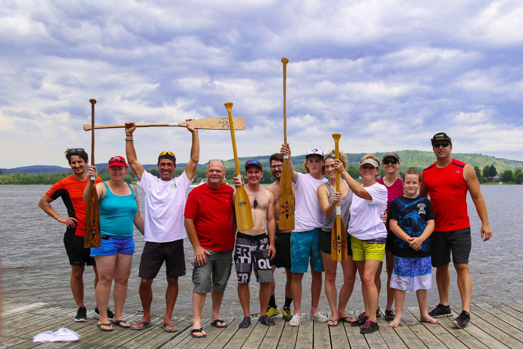 Canoe-kayak race at the Ottawa River Festival, an unexpected success