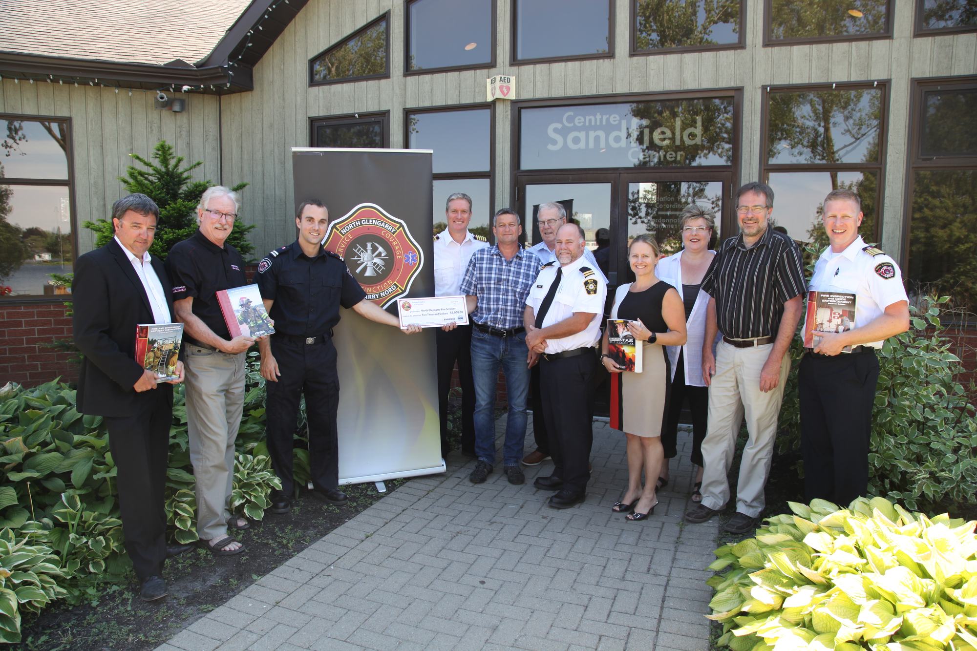 Enbridge Gas Distribution assists the North Glengarry Fire Department in supporting firefighter training