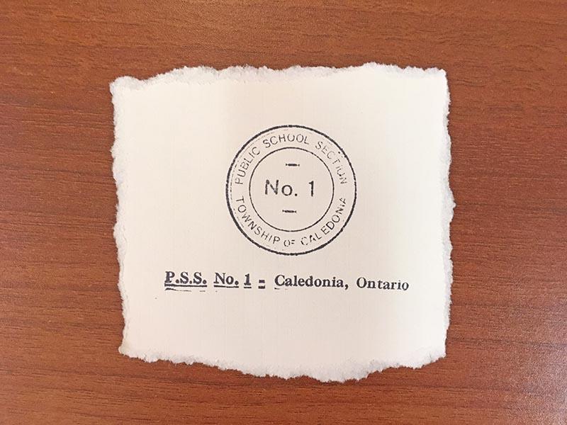 Being an account of the Caledonia S.S. No. 1. School