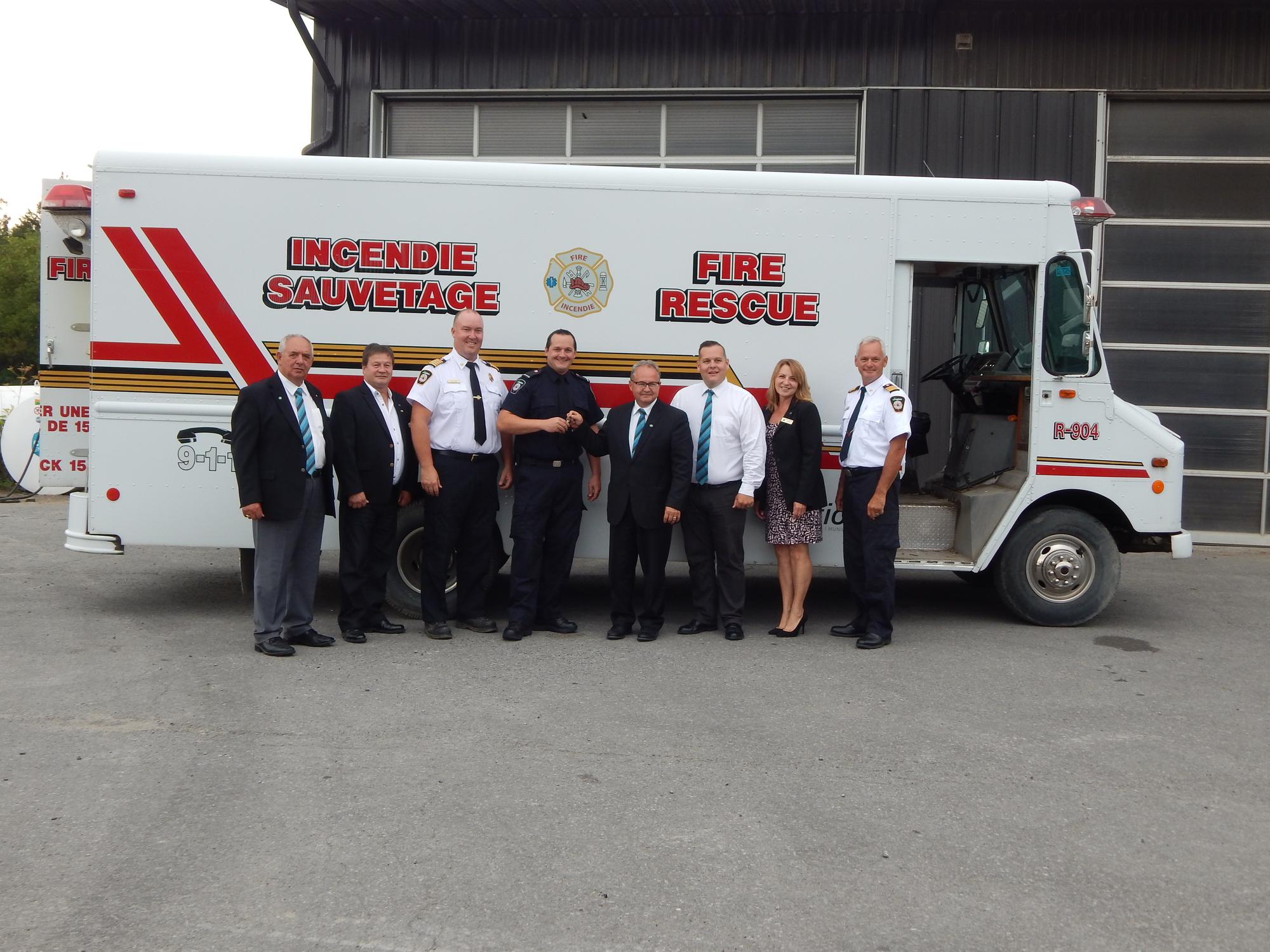 The Nation Fire department donates rescue truck to Firefighters Without Borders Canada