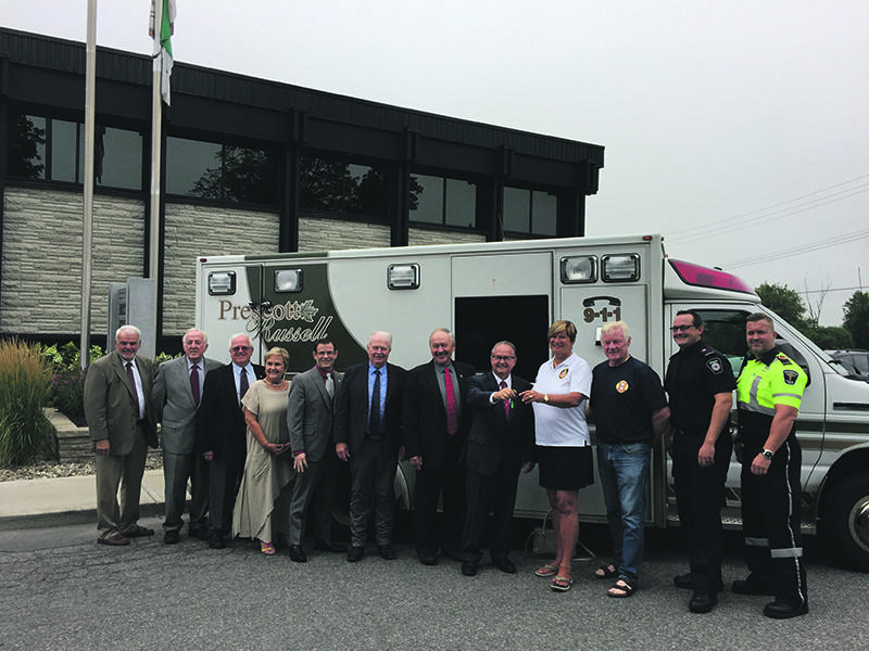 Donation of a UCPR Ambulance/Don d’une ambulance des CUPR