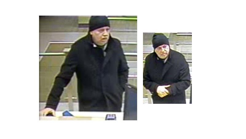 Suspect sought in connection with fraudulent cash withdrawals