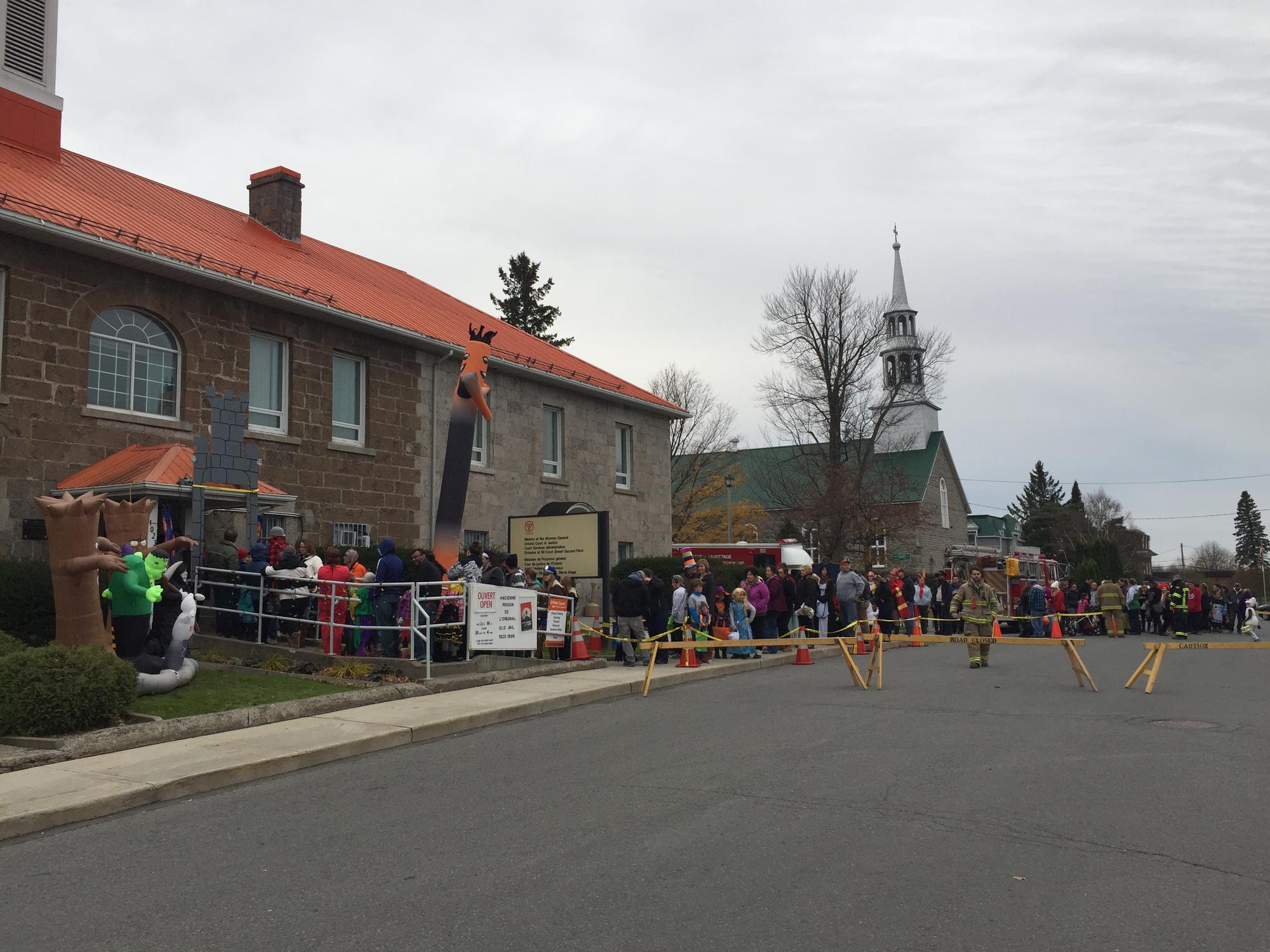 Haunted Jail in L’Orignal on October 31