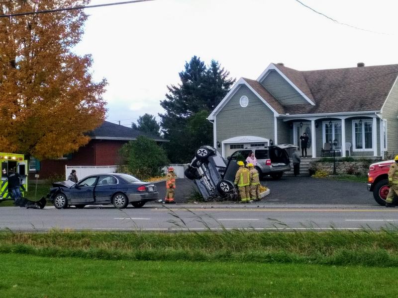 Collision on Route 148 in Grenville-sur-la-Rouge
