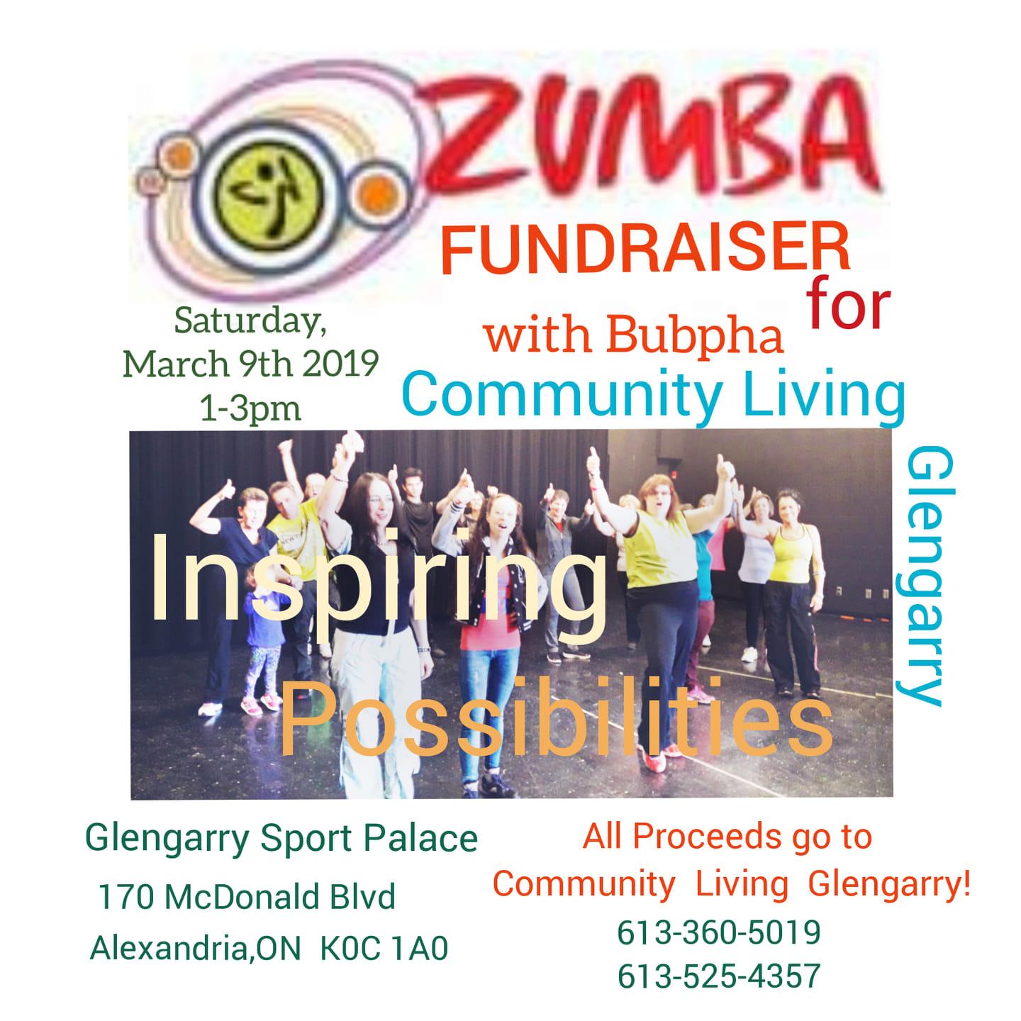 Zumba fundraiser for Community Living Glengarry!