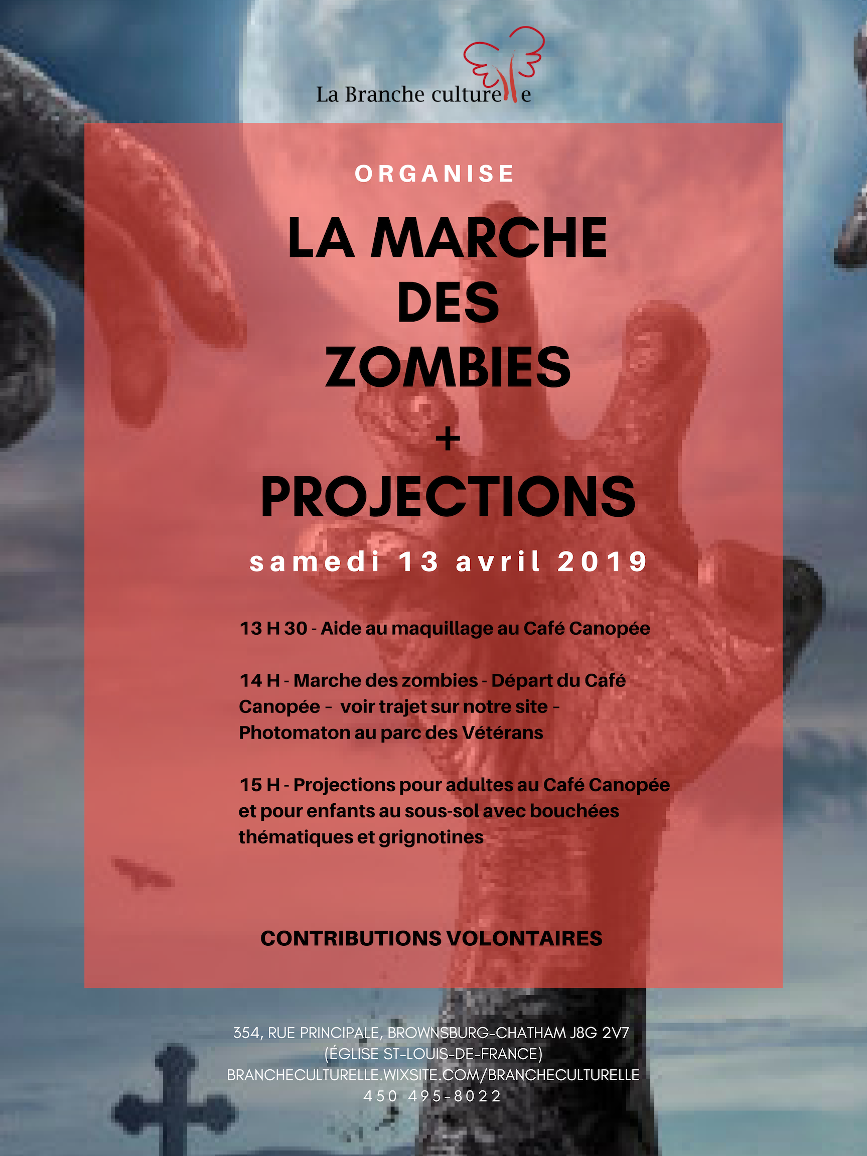 Marche des zombies à Brownsburg-Chatham (Zombie Walk)