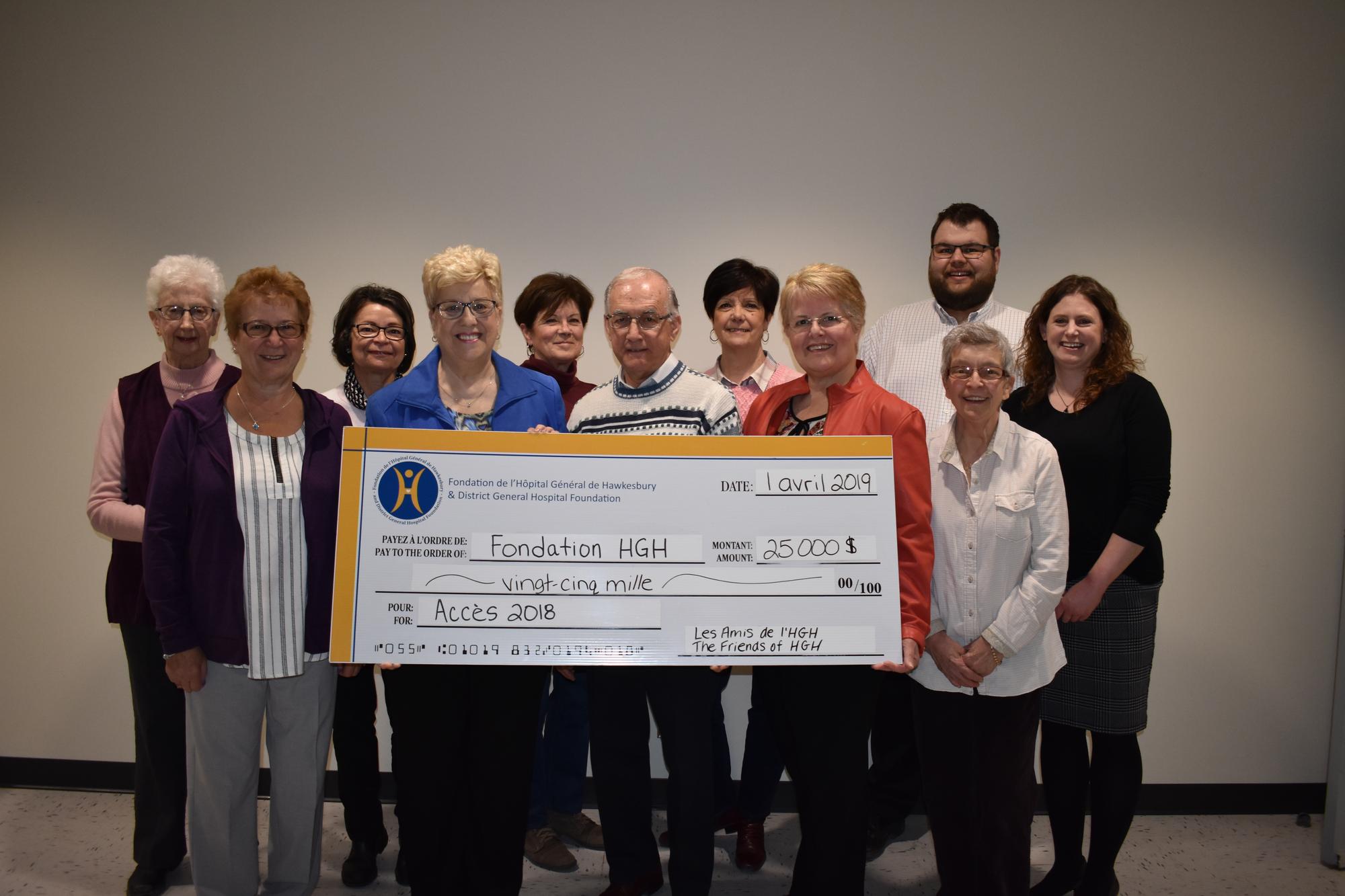 The Friends of HGH donate another $25,000 to the HGH Foundation