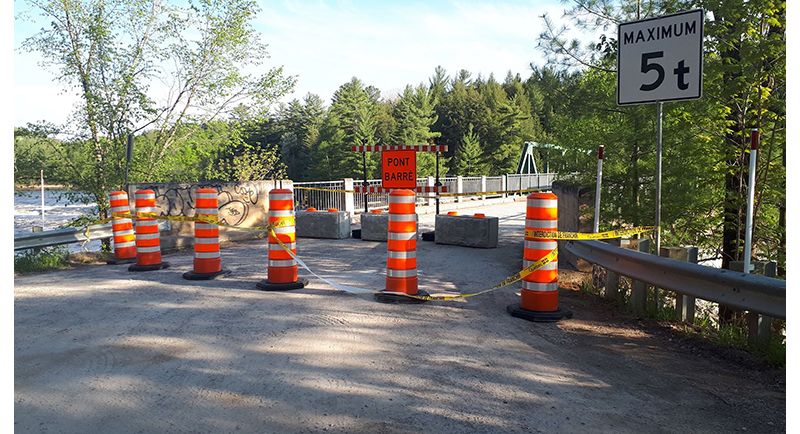 Avoca Bridge closed while a new design is underway