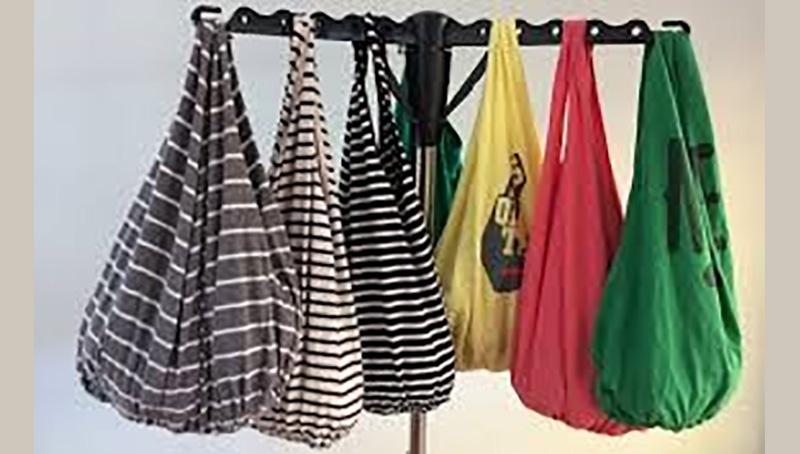 Recycle t-shirts at the Champlain Library