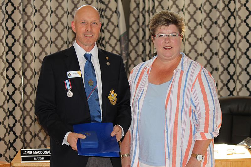 Marius Bauer awarded the Sovereign’s Medal for Volunteers