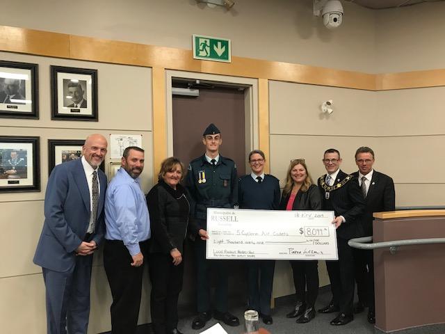 $8,000 for 5 Cyclone Royal Canadian Air Cadets