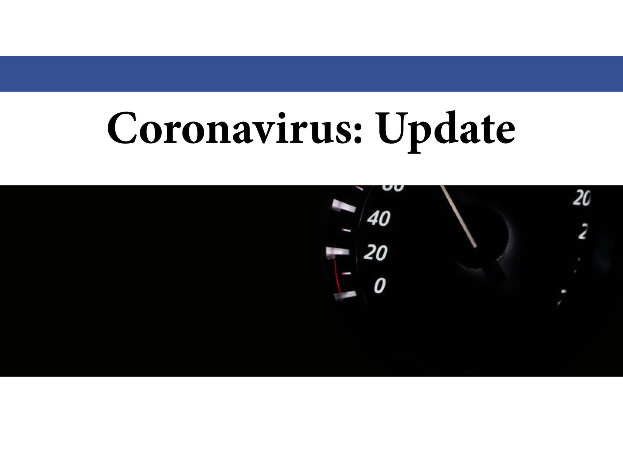 Closure of drive test centres in response to COVID-19