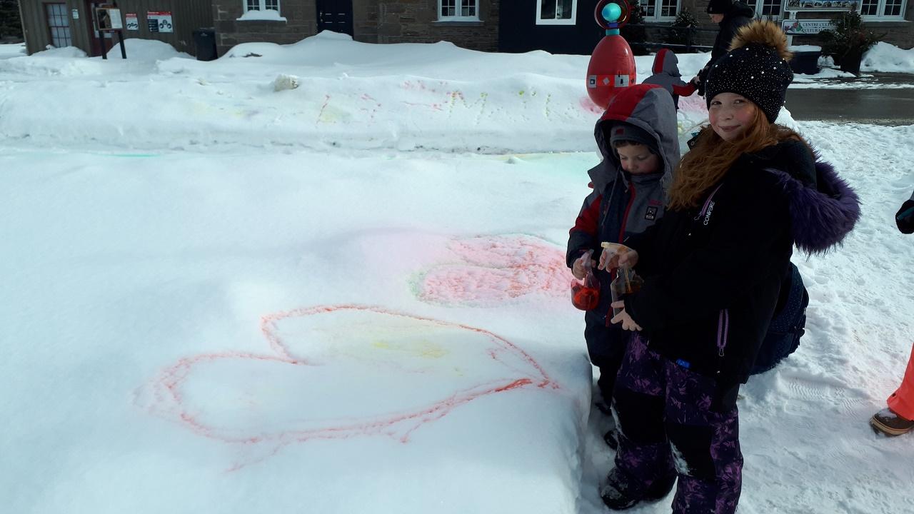 Art on Snow brings colour and community to Chenail Island