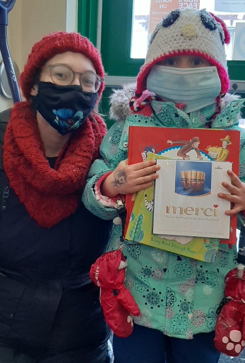 Winner of “Read to your Pet” contest