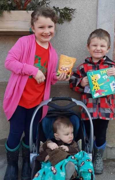 Brandrick family wins Champlain Library leprechaun contest
