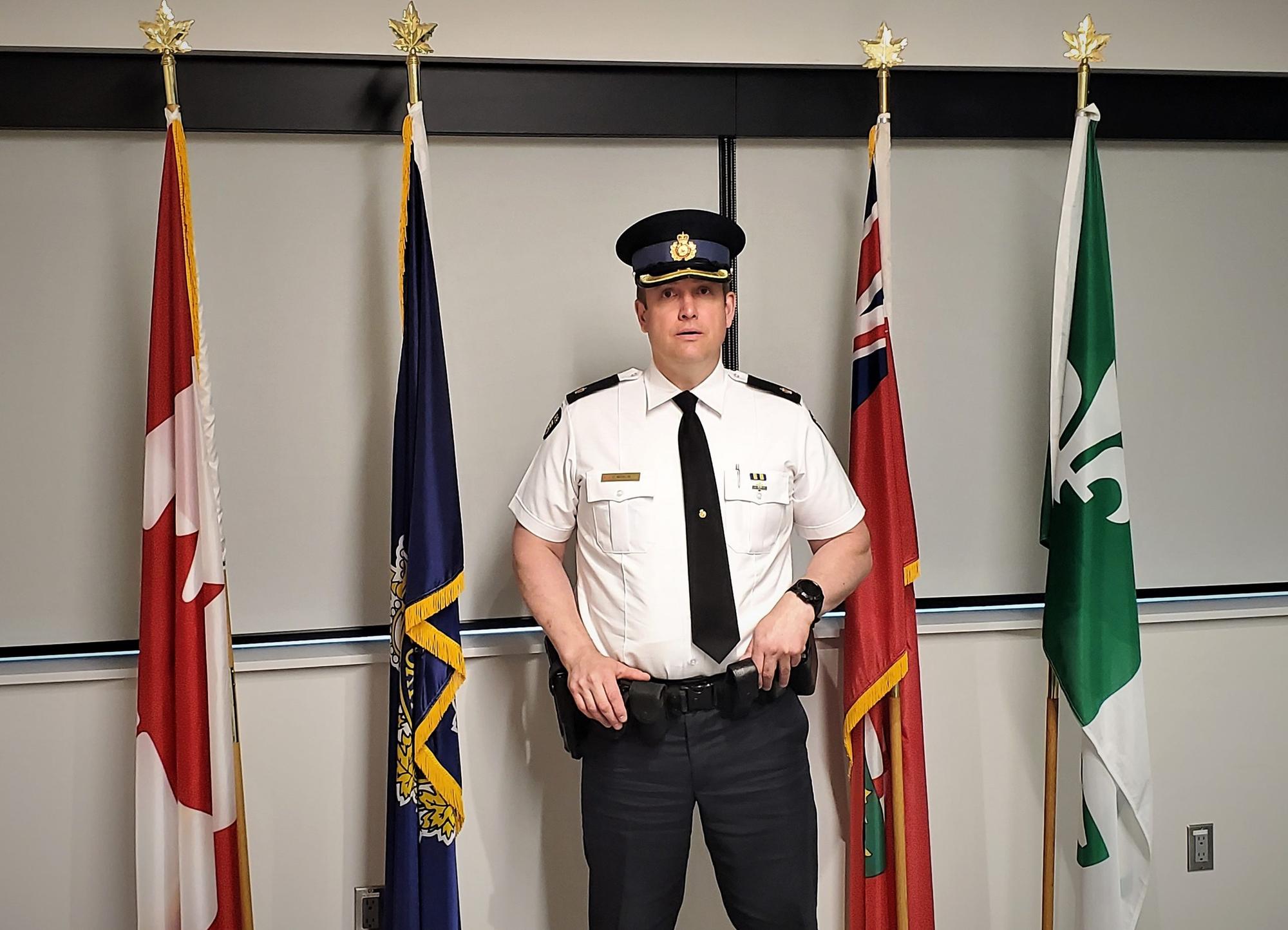 Inspector Chris McGillis named as new Commander of Hawkesbury OPP Detachment