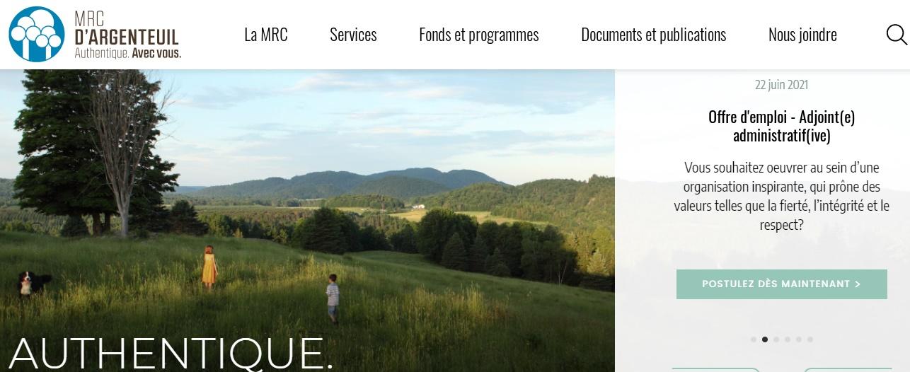 New website for MRC d’Argenteuil