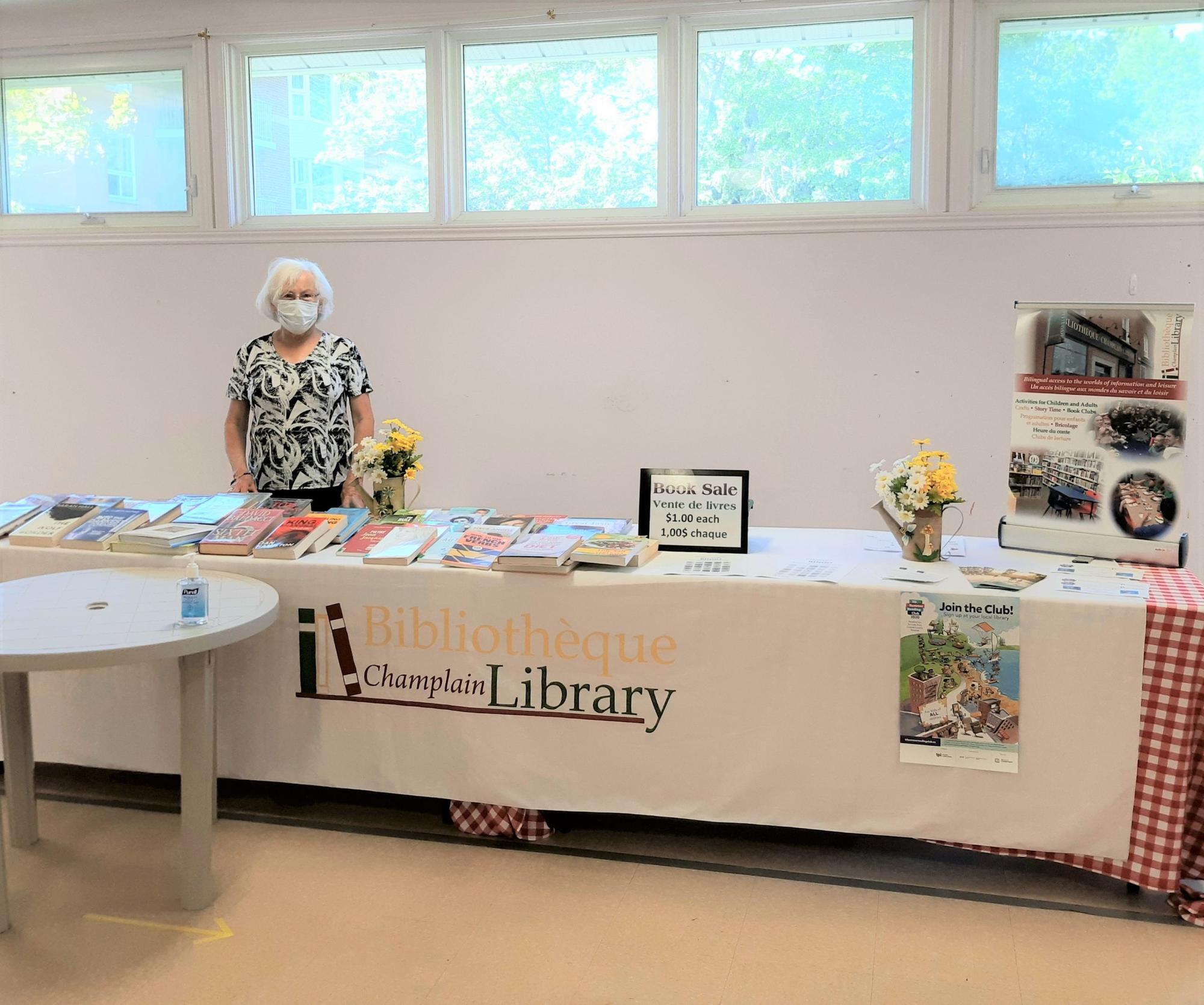 Visit the Champlain Library at the Market