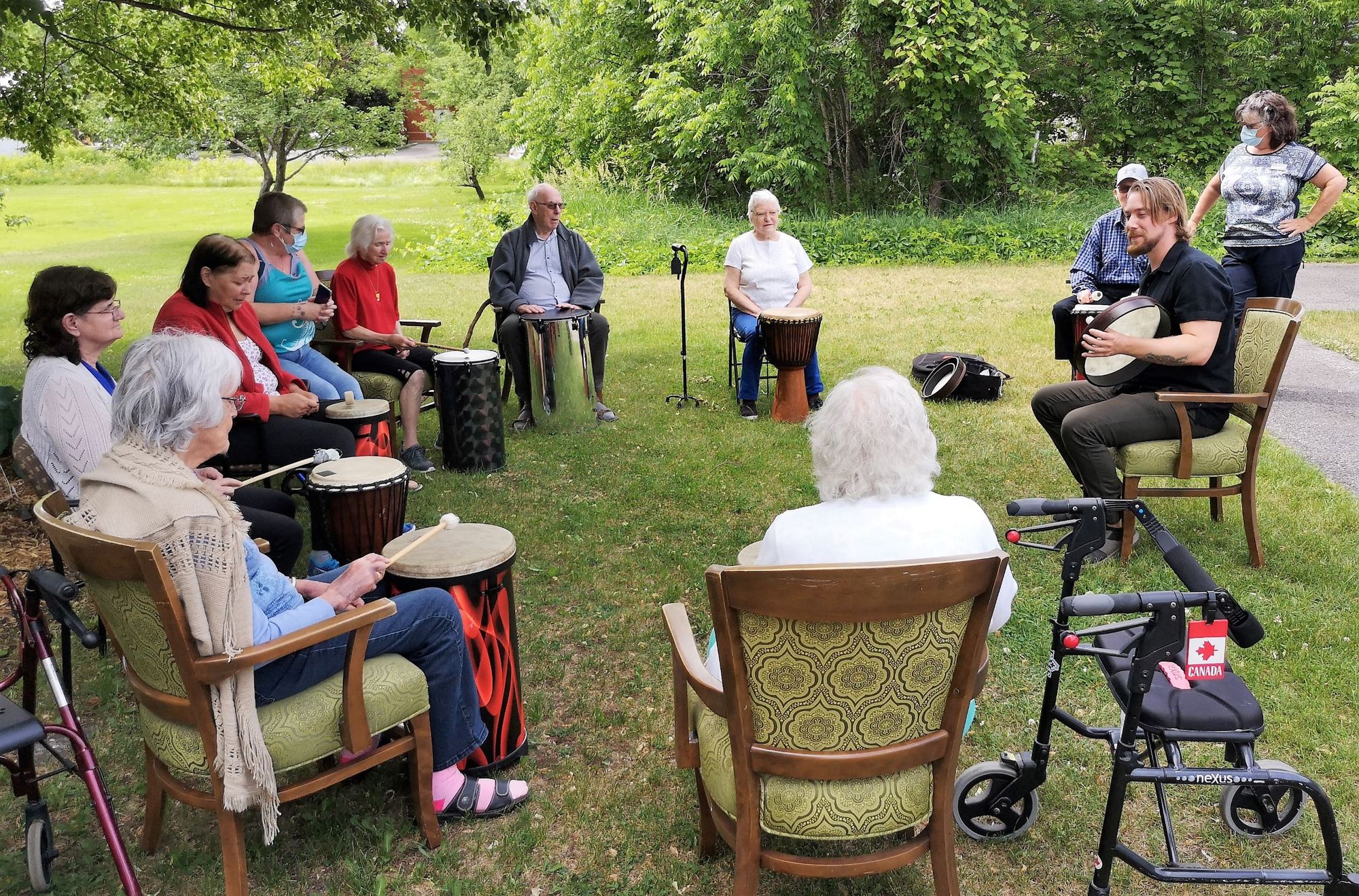 Drum project for seniors hits fundraising goal