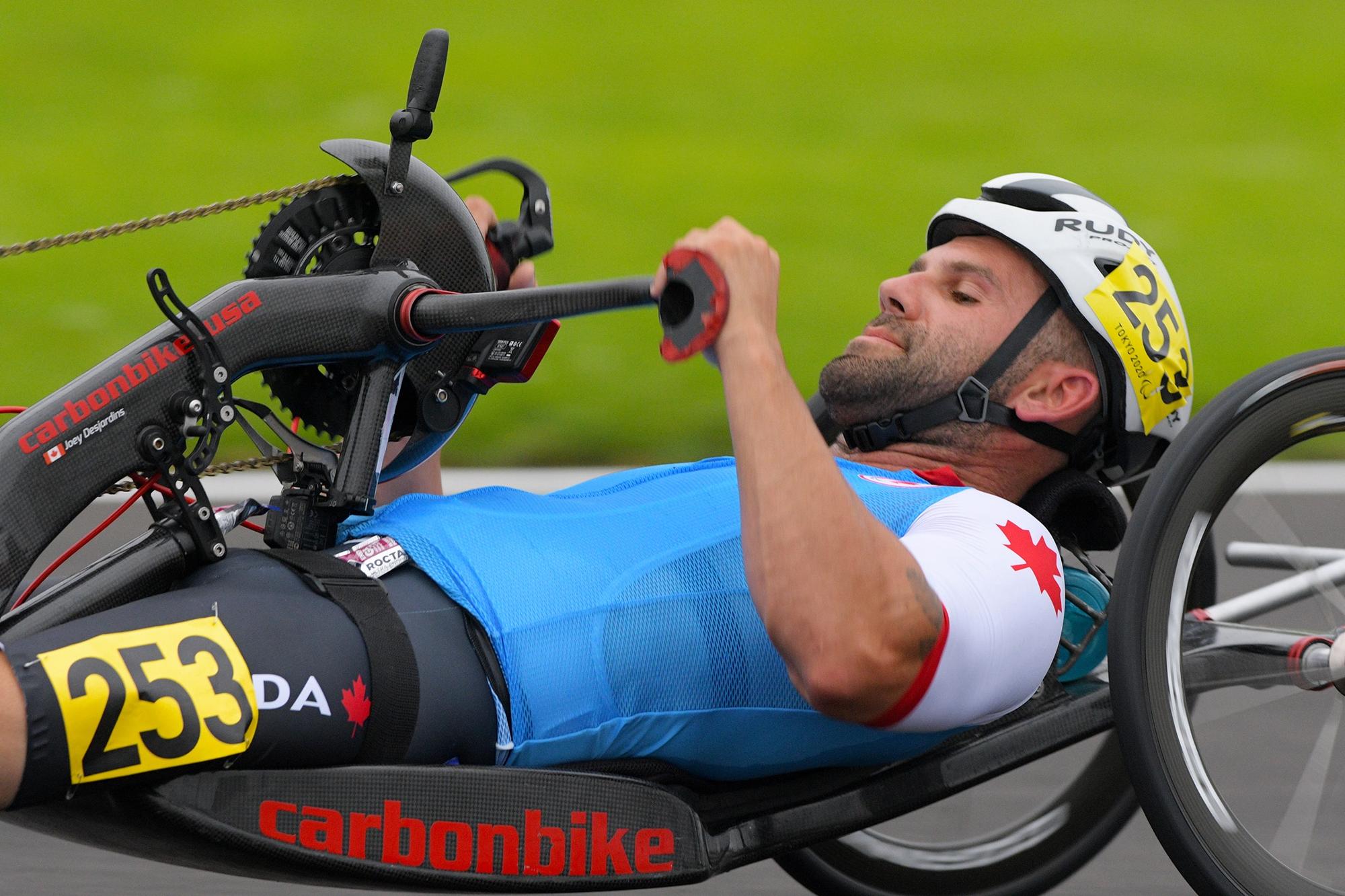 Joey Desjardins let it all out at Tokyo Paralympics