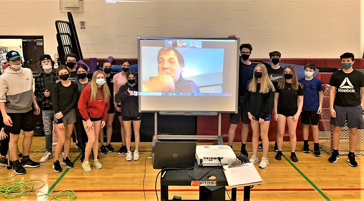Veteran NHL officials pay virtual visit to VCI students