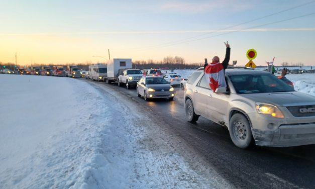 Freedom Convoy arrives in region, spends night near Vankleek Hill