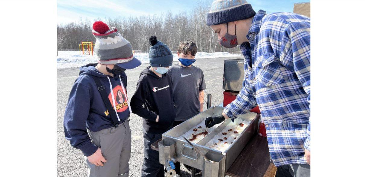 Students celebrate French-Canadian Day at Cambridge Public School in Embrun