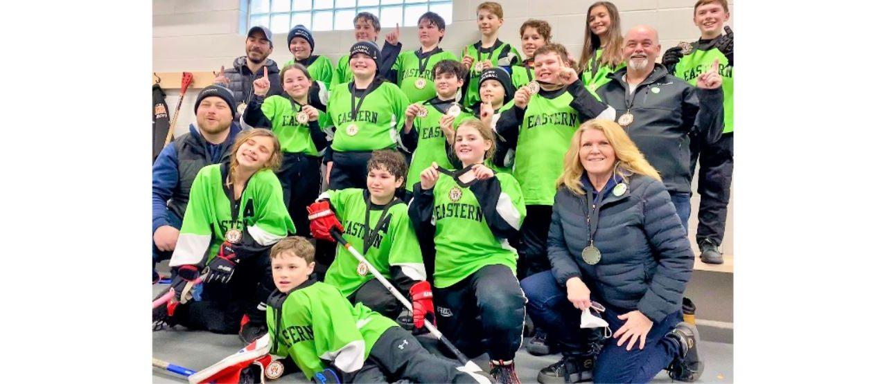 Rockets fly high at Ontario Broomball Association Junior Provincial Championships