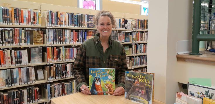 Author Alison Logee reads at Champlain Library