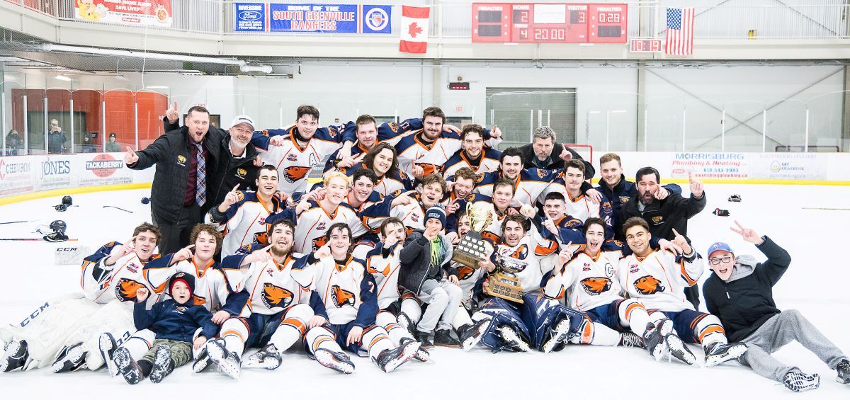 Clarence Castors complete sweep of South Grenville to win NCJHL championship