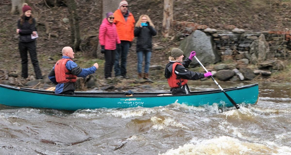 Paddlers enjoy fast flows and high water at Raisin River Canoe Race
