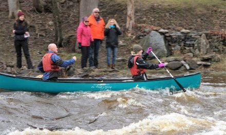 Paddlers enjoy fast flows and high water at Raisin River Canoe Race