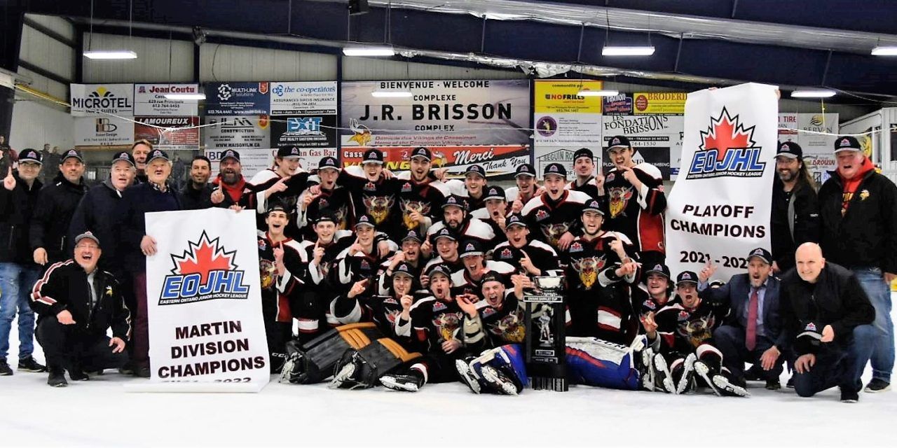 Casselman Vikings navigated a bumpy road on their way to winning EOJHL’s Barkley Cup