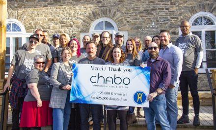 Chabo Communications & Design celebrates $25,000 contributed to the HGH Foundation
