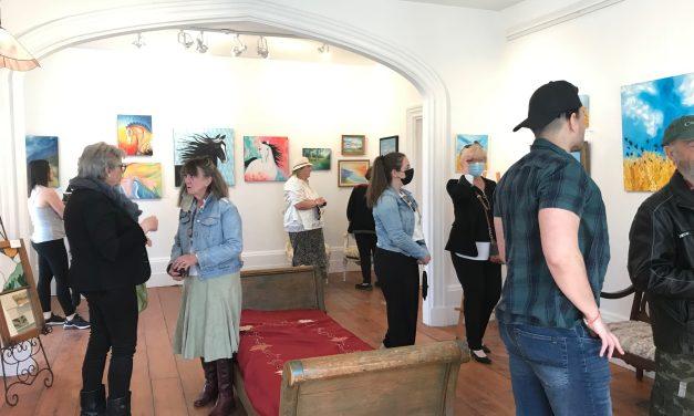 Vernissage a success for beloved local artists