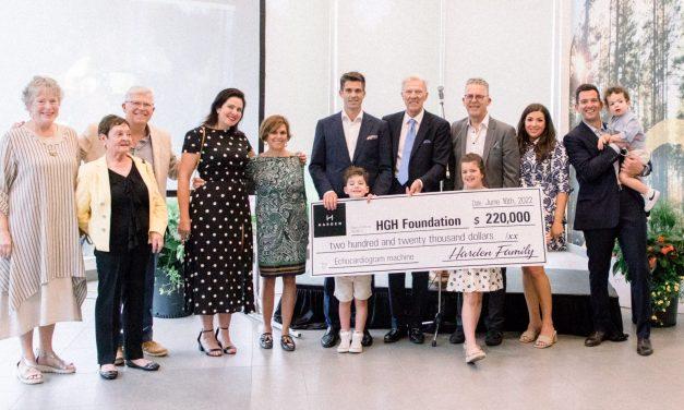 Harden Family Donates $220,000 to HGH Foundation’s fundraising campaign