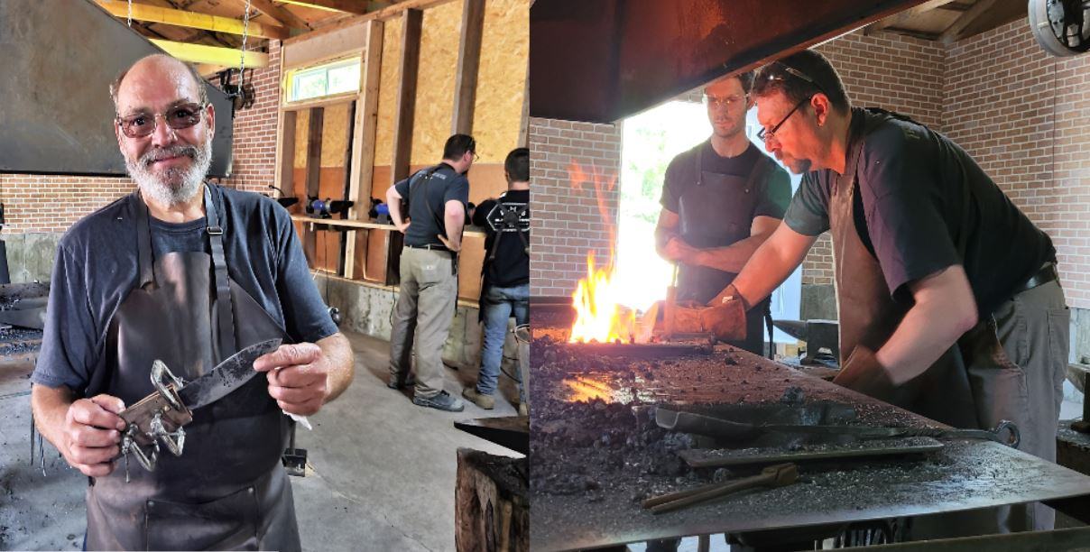 Amateur blacksmiths living out their ‘Forged in Fire’ dreams at new school in Hawkesbury