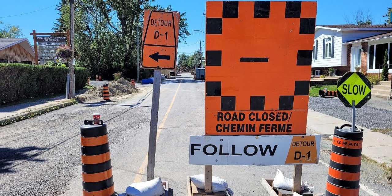 King Street in L’Orignal closed for storm sewer and watermain repairs