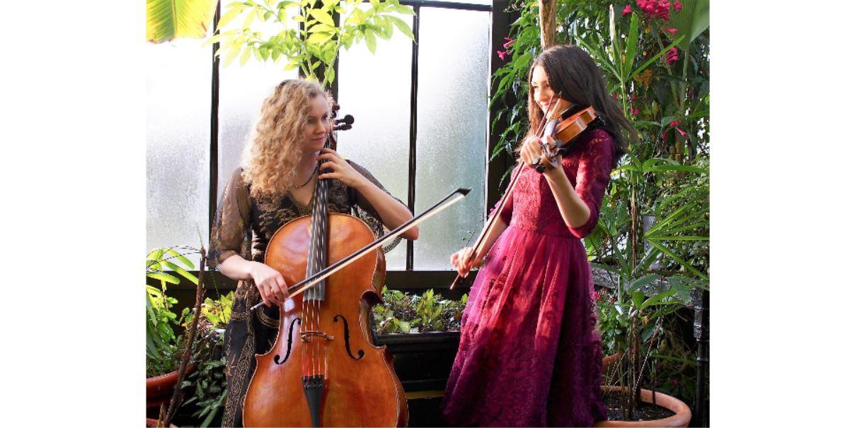 Dynamic fiddle and cello duo to grace Arbor Gallery